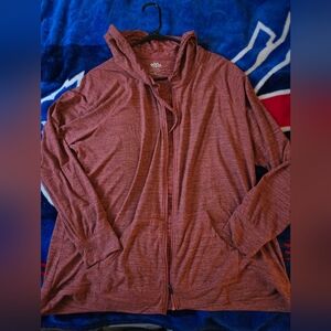 Cato Rust Zip-Up Hoodie